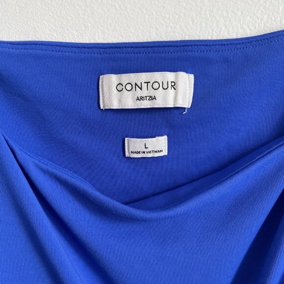 Aritzia Contour Squareneck Bodysuit - Jazz Blue - Picture 3 of 4